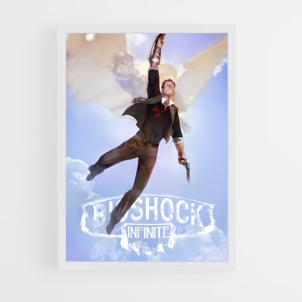 Poster L'Ascension de Booker – affiche Bioshock (vue 3)